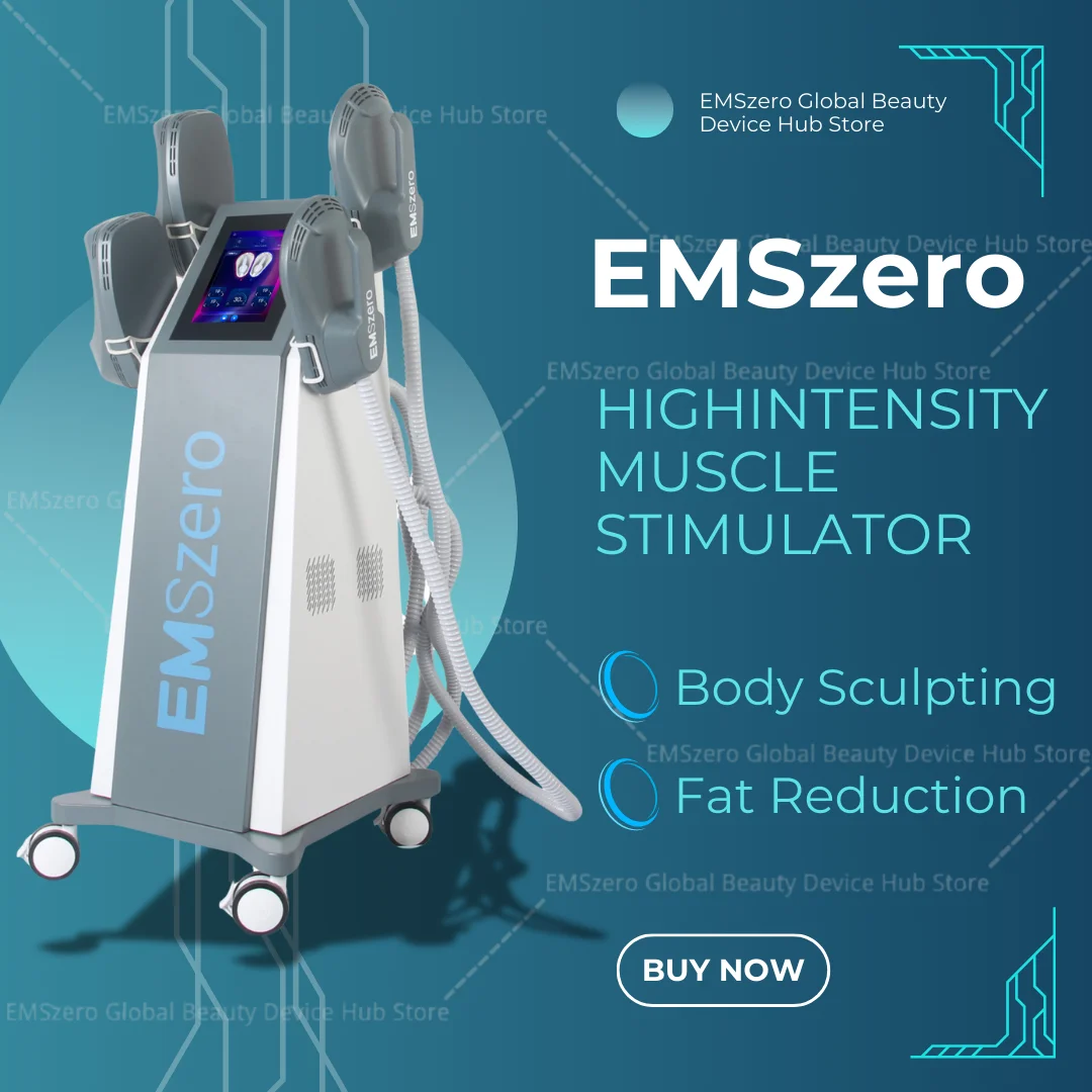 

EMSZERO Machines NEO HI-EMT RF EMS 6500w Electromagnetic Muscle Stimulator Professional Sculpting Machine