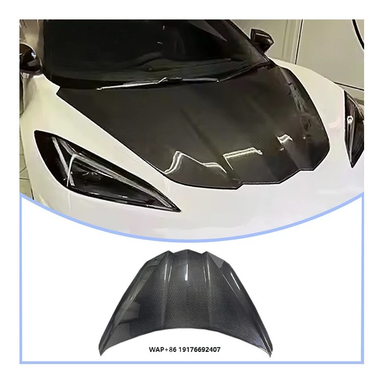 OEM Real Carbon Fiber Hood Panel for  Corvette C8 Bonnet Engine Cover Car Exterior Accessories