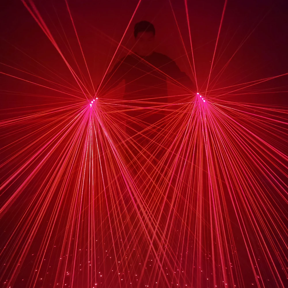 Imagem -03 - Luvas Laser Vermelho Estrela do Céu Luz Laser de Desempenho de Palco Disco Ballroom Atmosfera Light Verde