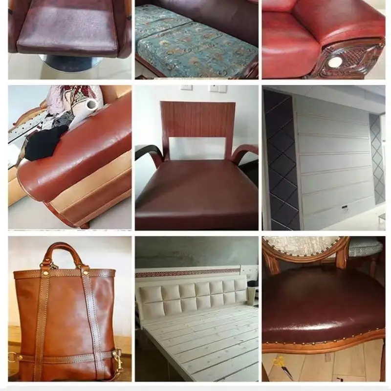 Selbstklebendes Leder-Reparaturband für Heimwerker – Ideal für Sofa, Motorrad, Autositz, Taschen und mehr – Detail 8