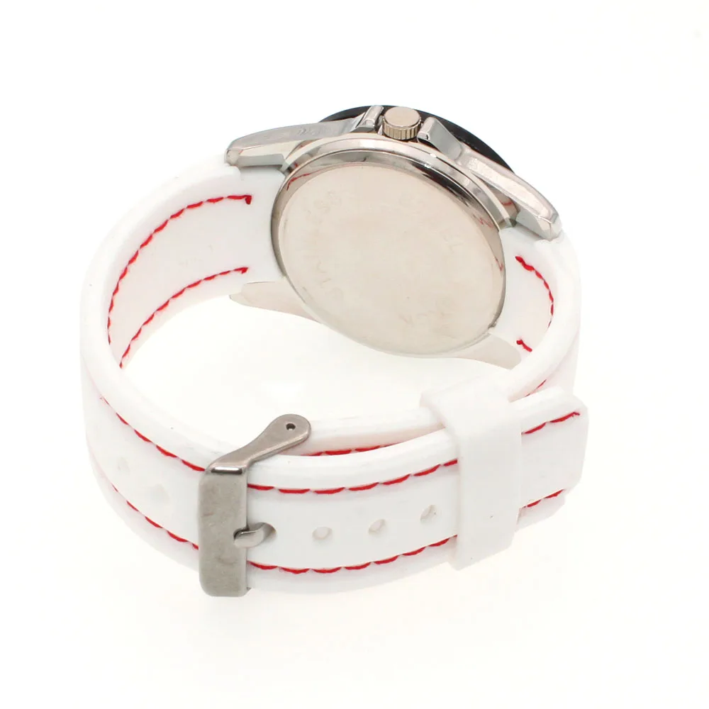 5pcs/Lot, Bulk Mixed Color  Men Women Watch Silicone Strap Boy Watches Sport Quartz Dress Casual Wristwatch C3M5