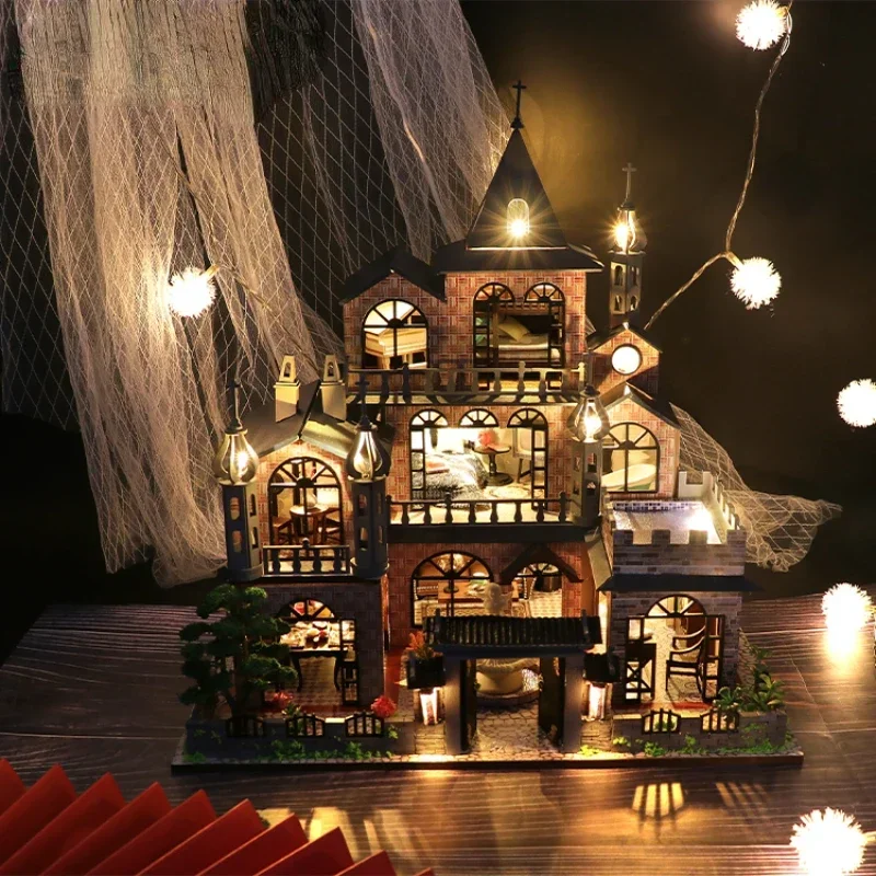 

For items festive & party supplies wood doll hous new product ideas