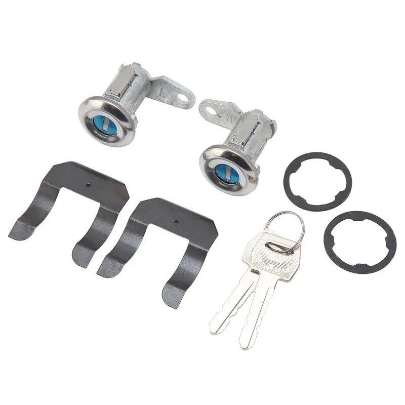 5070001 Juego de Cilindros de Cerradura de Puerta y Interruptor de Encendido para Ford E-150 350 250 Econoline, Mercury Mustang Custom, F100, F150, F250, F350