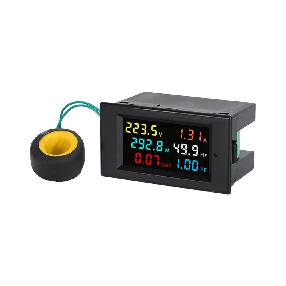 AC 6-Display Digital Electricity Meter for Real-Time Monitoring of Electrical Parameters in Industrial and Residential Settings