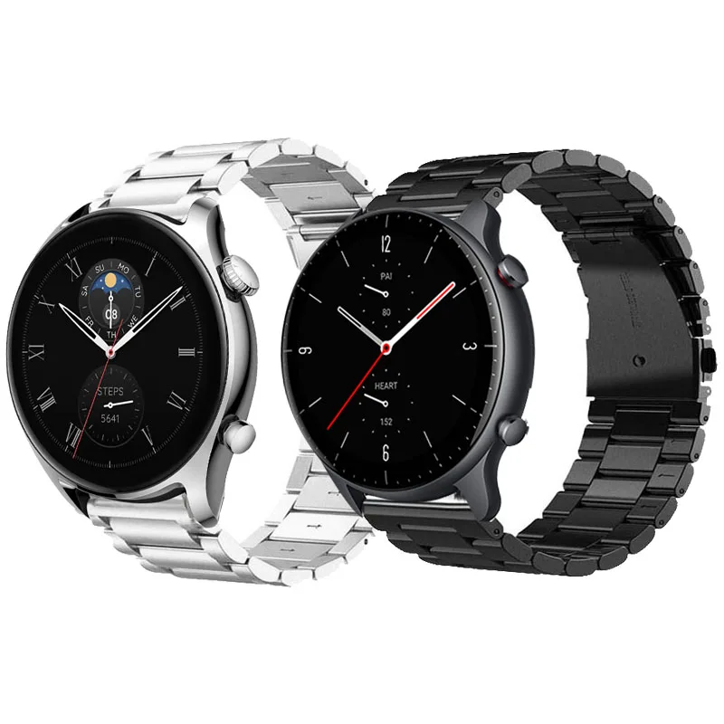 Correa de reloj de 22mm y 20mm para Amazfit GTS 4 3 2 GTR Mini pulsera para Amazfit BIP 5/gtr 2/GTR 4 3 pro correas de repuesto