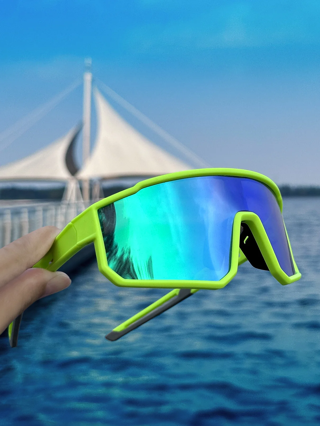 Men Women Fashion Sunglasses Cycling Bicycle Road Windproof Motorcycle Eyewear Unisex Hiking Camping Driving Glasses UV400