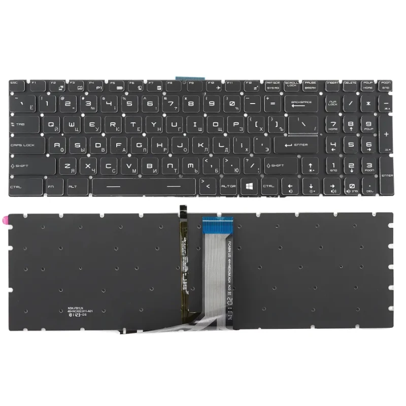 XIN-Ru-US Backlit Laptop Keyboard For MSI GS60 GS70 GP72 GL62 LG72 GL65 GL62M 7RD GL62MVR GL72M GL73 WS60 WS72 WT72 PE60 PE70