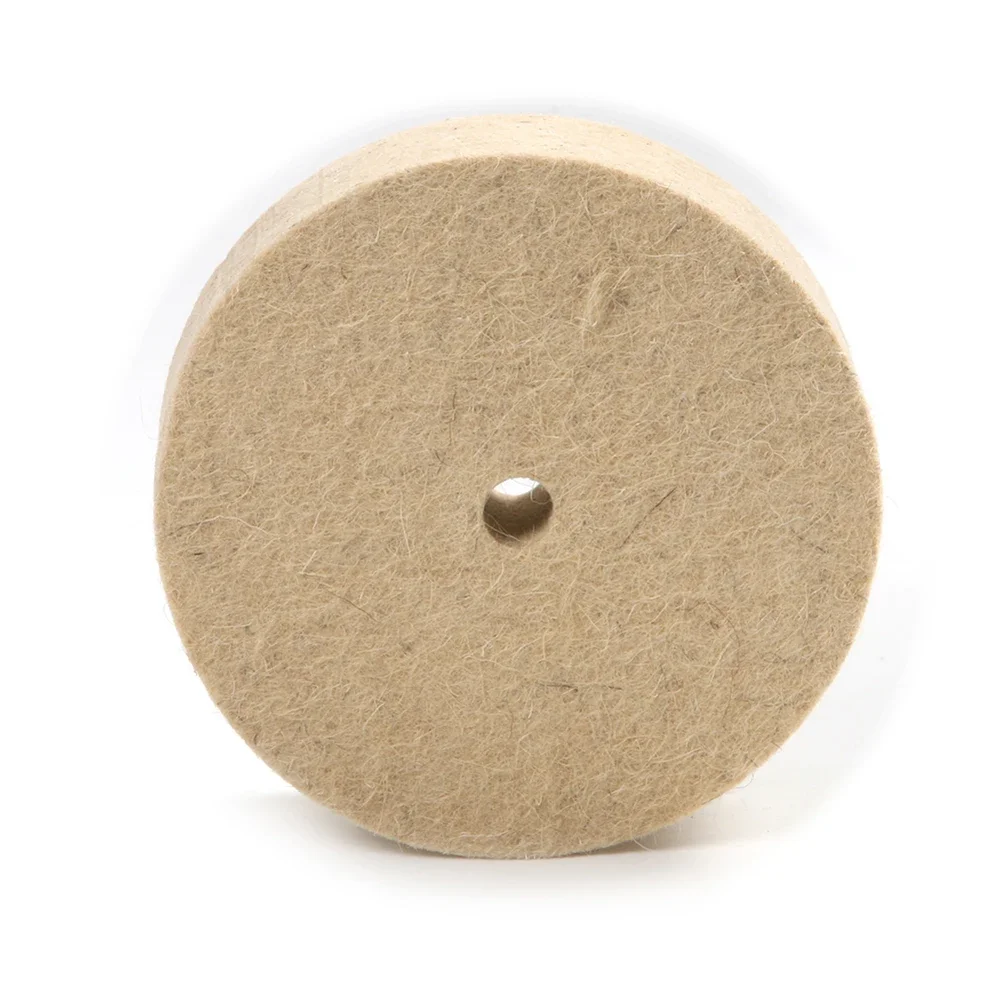 4 Inch Wool Polishing Wheel Buffing Pads 25mm Thick Wool Felt Polisher Grinding Disc Polishing Wheel For Metal Marble