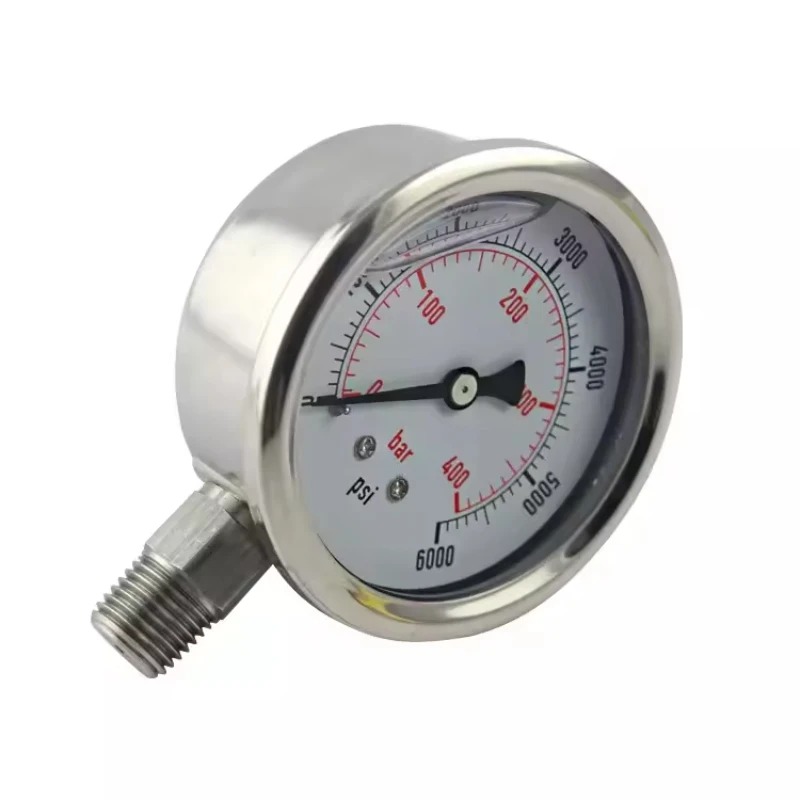 Stainless Steel Glycerin Pressure Gauge Manufacturer Factory Direct sales Pressure Manometers 1.6mpa 2.5mpa