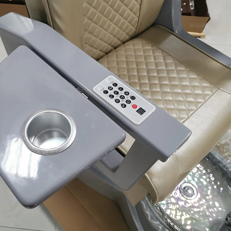 eh-High End Nail Salon Equipment Back Massage Foot Care Spa Chair Modern Luxury Adjustable Electric Reclining Pedicure Chair@ 5