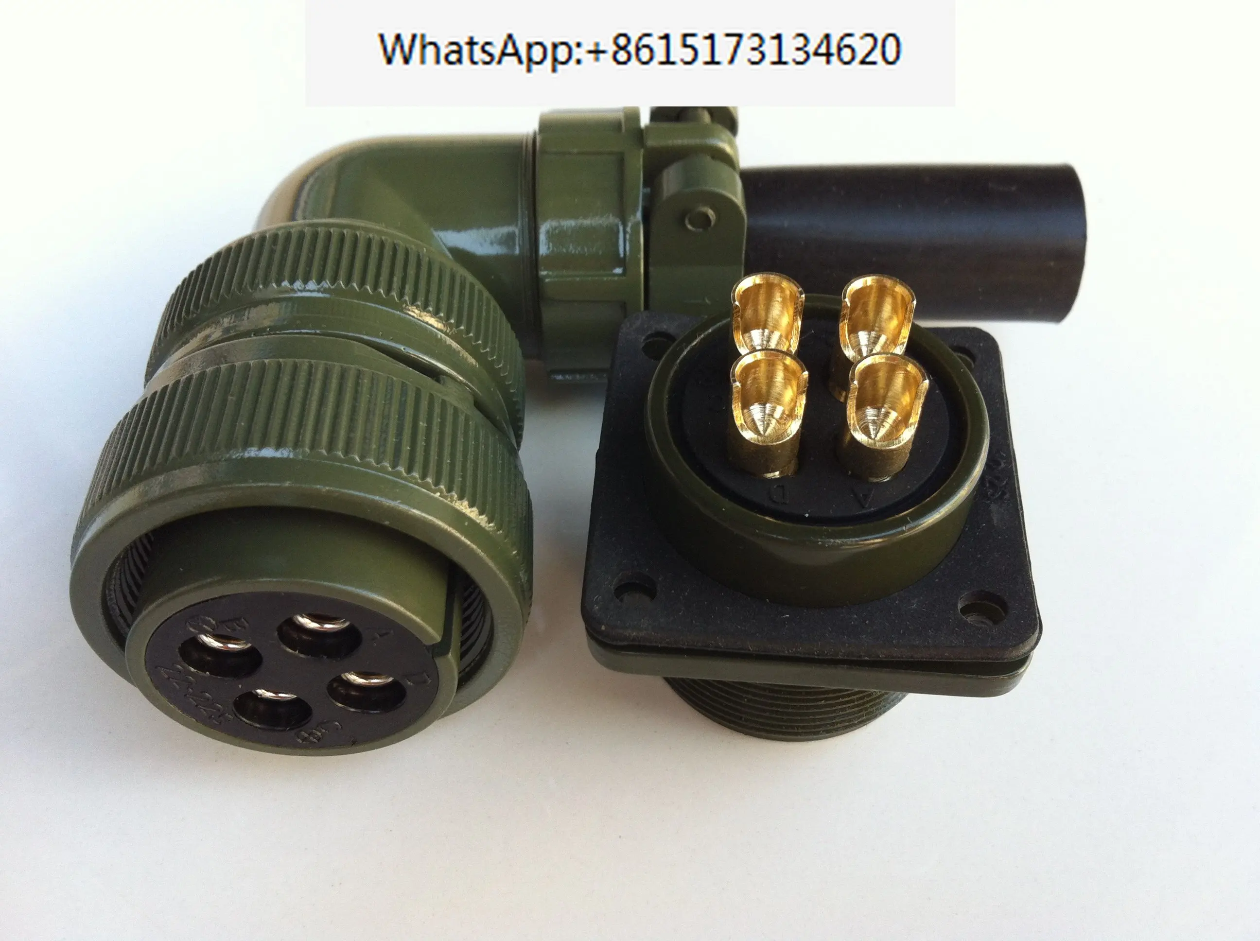 

2 pieces Power line plug/aviation plug/military connector/servo motor connector 22-22S 22-22P