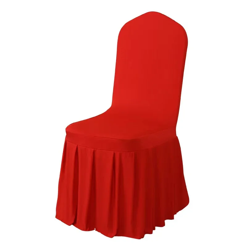 Wholesale Wedding Chair Cover Spandex Slip Cover Stretch  Banquet Party Reataurant Banquet Hotel Dining Chair Covers Solid Color