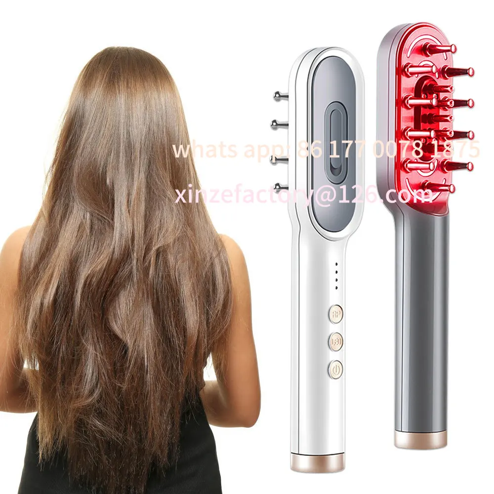 Customizable Hair Growth Comb Electric Scalp Massager Brush Anti Hair Loss Treatment for Men Women Head Massage Tool