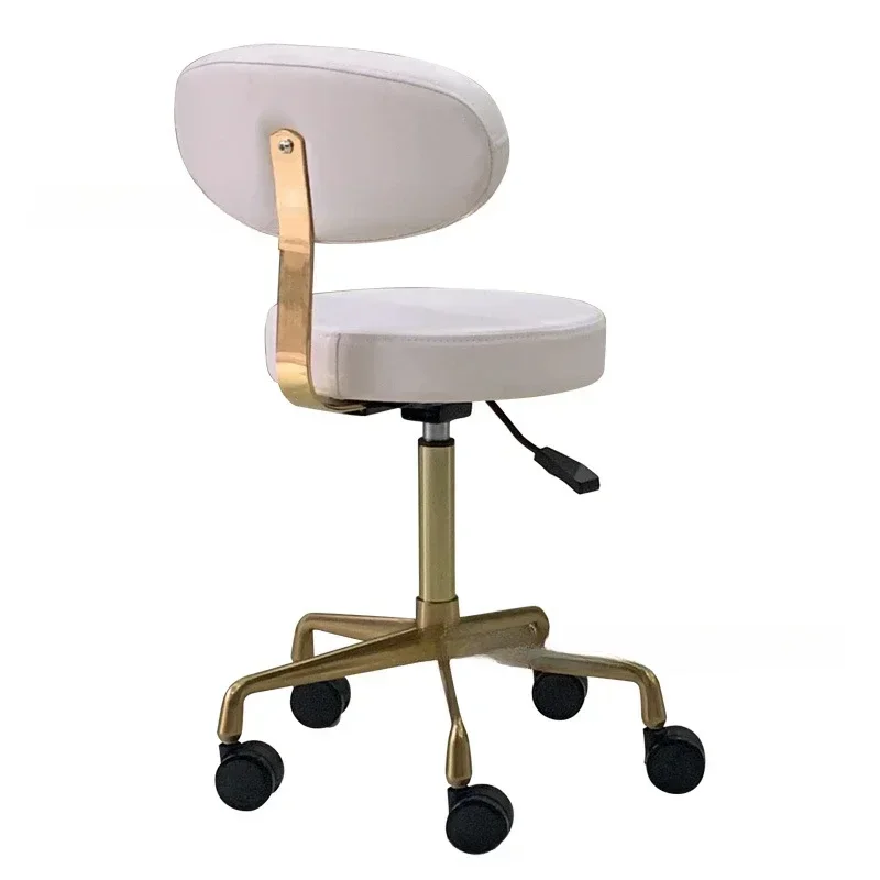 

Chair To Cut Hair Beauty Lashes Barbing Salon Chairs Luxury Makeup Pink Barber Reclining Swivel Vanity Hairdressing Stool