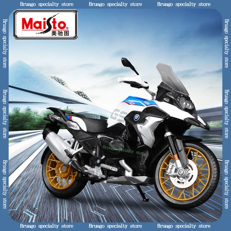 

Maisto 1:12 Bmw R1250 Gs Genuine Die-Casting Alloy Simulation Off-Road Motorcycle Model Cool Micro Decoration Boy Toy Gift