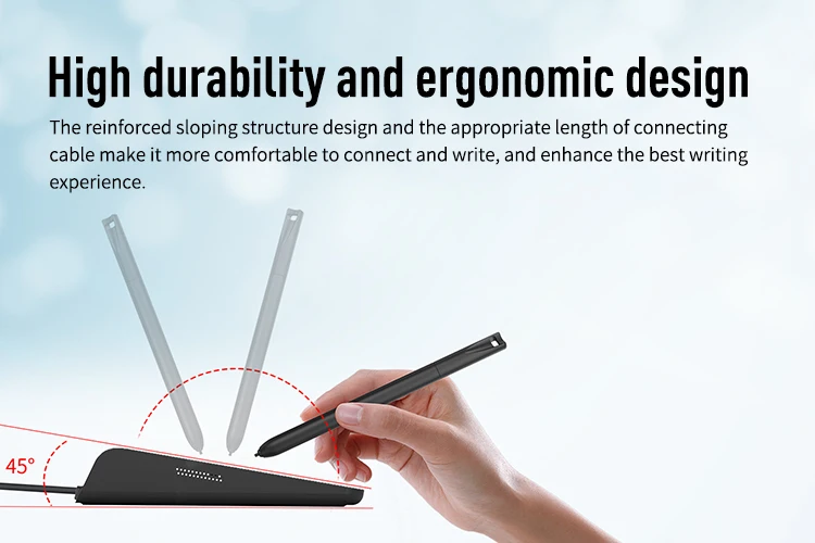 Tablet Graphic Tablet Pressure Battery-free Stylus 5 Inch Digital Signature Tablet Compatible with Window/Mac/Linux/Android