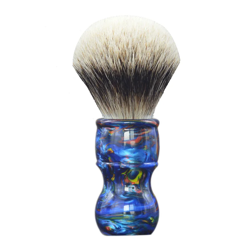 Dscosmetic 26mm Galaxy resin handle with two band natural hair shaving brush