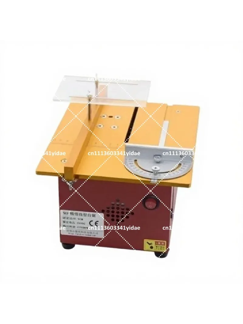 Mini Electric Table Saw Multi-Function Desktop Cutting Machine Sliding Woodworking DIY Small Slotted Machine for Precision Cuts