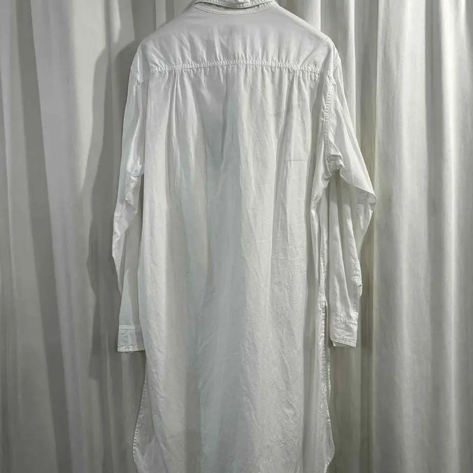 TOP-YAMAMOTO ® Yamamoto style lapel pure cotton shirt for women, loose long-sleeved silhouette, laid-back style