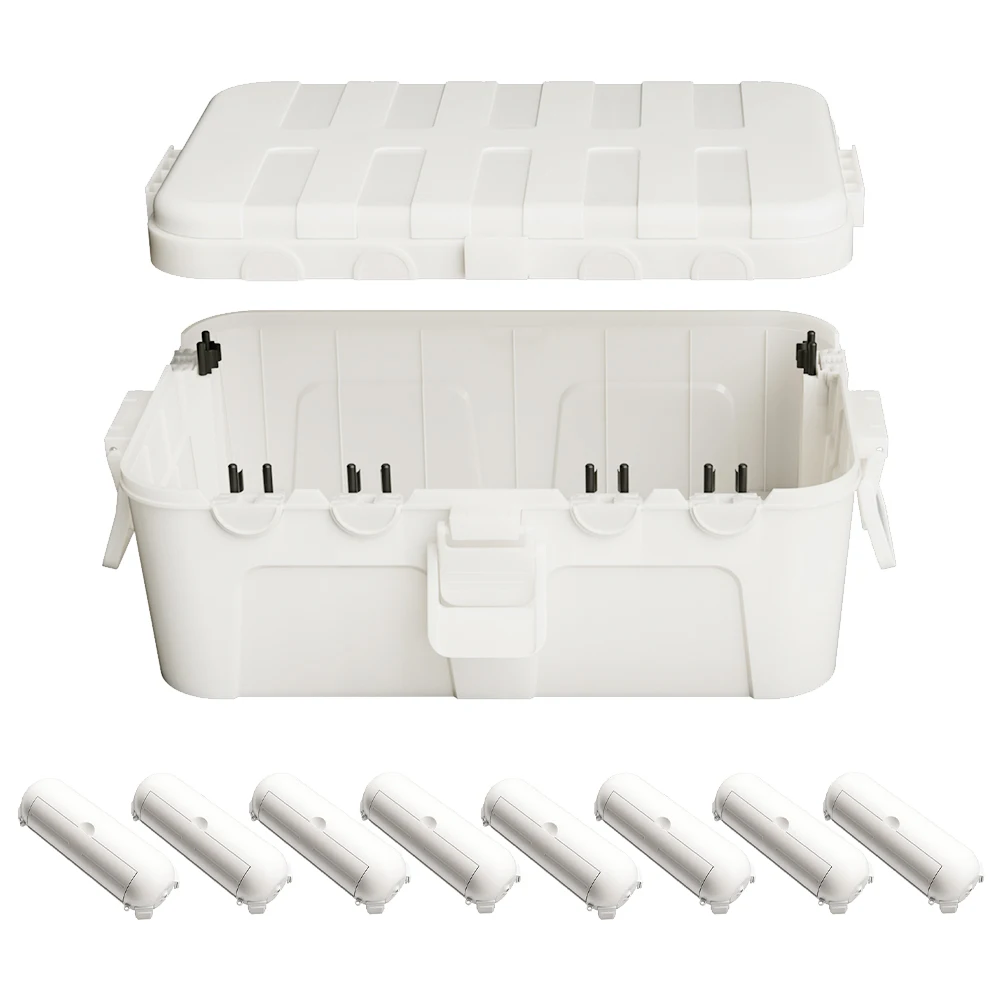 

Waterproof Extension Cord Covers Large Electrical Boxes with Small Outdoor Eelectrical Wire Covers for Outside Plugs/Power Strip