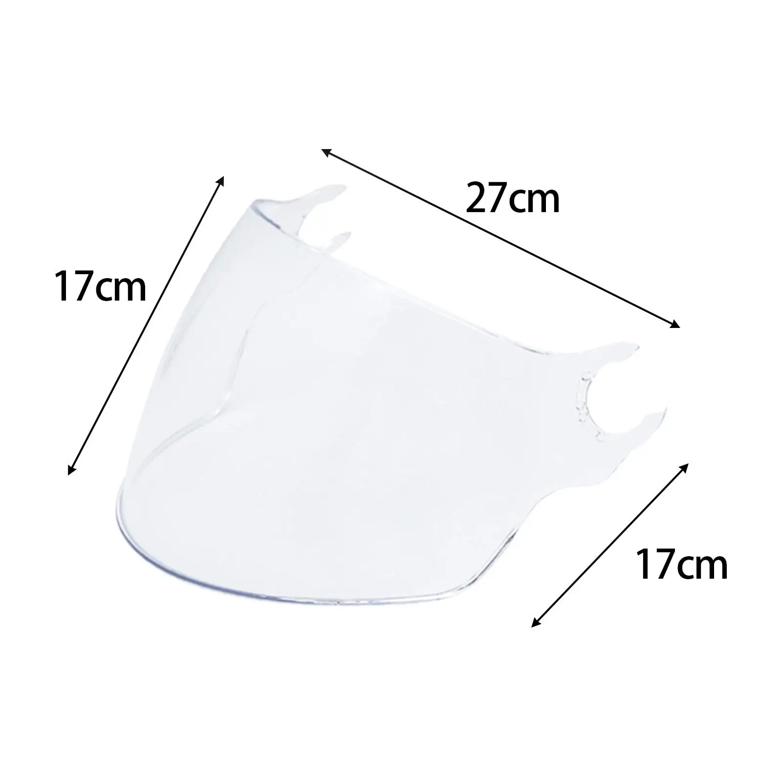 

Helmets Lens Visor Sturdy PC Motorcycle Protective Gear Accessory for Under Helmet Clear View