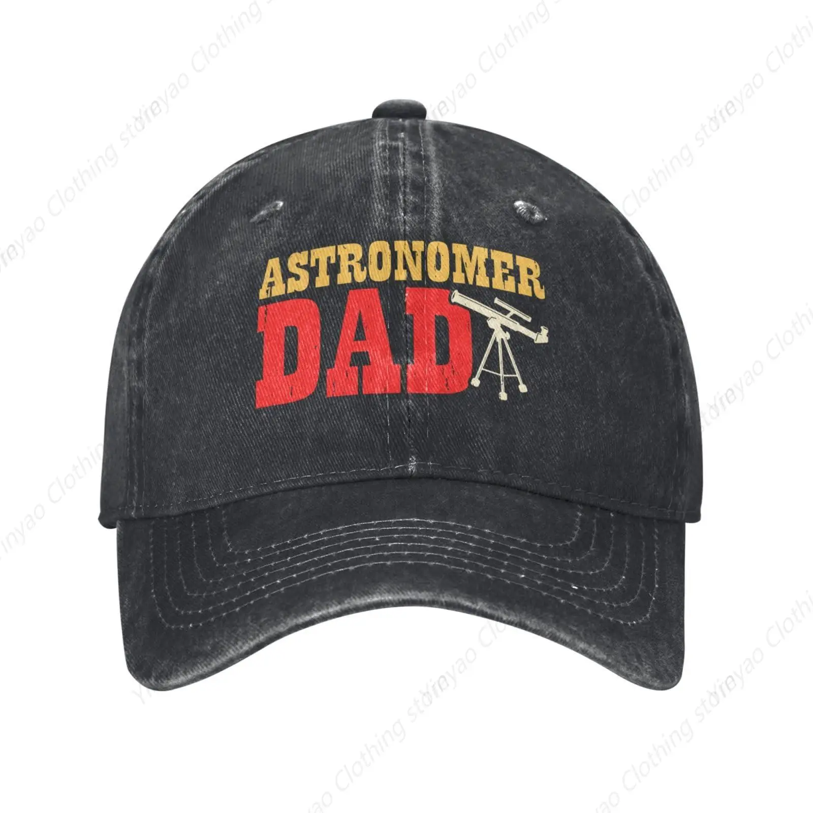 

Astronomy Dad Astronomy Enthusiast Baseball Cap Golf Dad Hat Men'S And Women'S Outdoor Retro Cowboy Hat