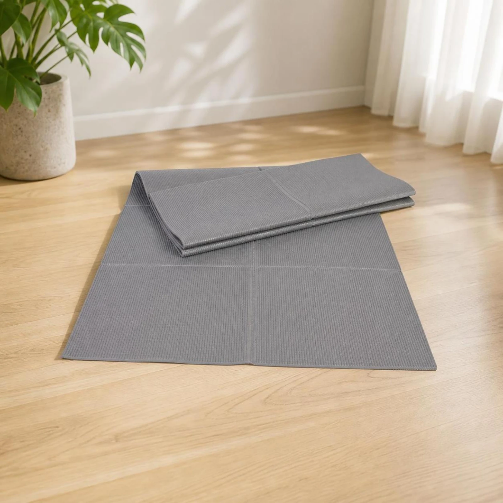 Foldable Exercise Mat Portable Folding Exercise Mat Easy to Store Non-Slip for Stretching, Home Gym