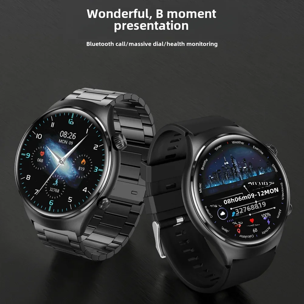 Gt4 Smart Bracelet Bluetooth Call Nfc Payment Step Counting Sports Track Multi-function Waterproof Watch For Men