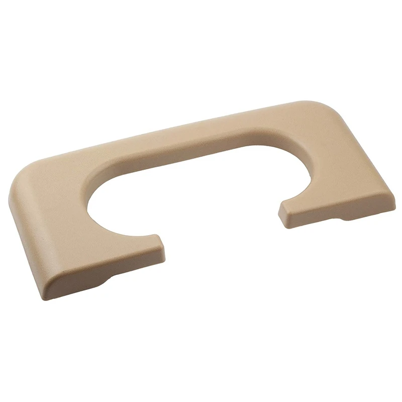 for Ford F250 F350 F450 1999-2010 Rear Center Console Cup Holder Central Armrest Cushion Assembly, Beige