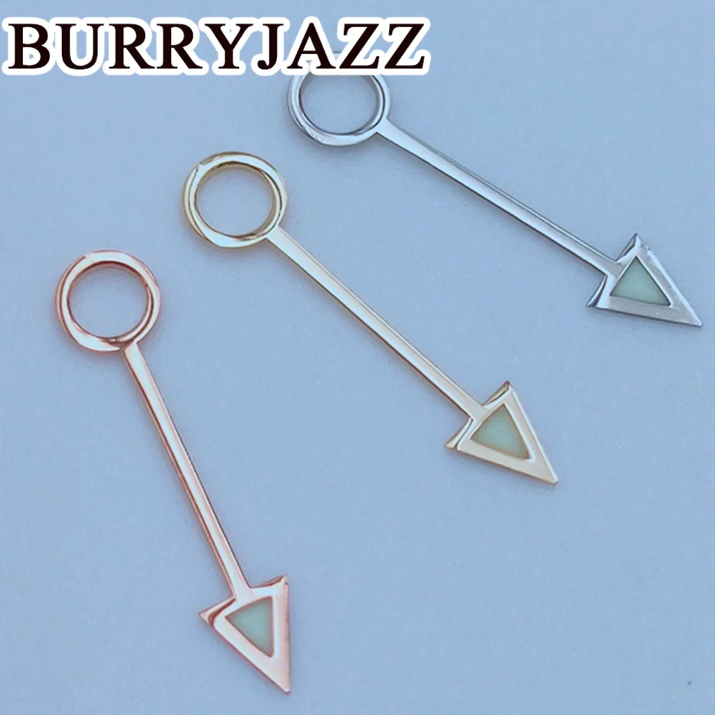 BURRYJAZZ NH34 GMT Uhrzeiger Silber Gold Roségold Rot Gelb Grün Orange Uhrzeiger Grün Leuchtend – Detail 5