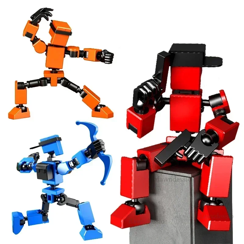 Figures Toys Movable Robot Multi-Jointed Dummy 13 3D Printed Mannequin Action Figure Model Doll Shapeshift Robot Collection Toy