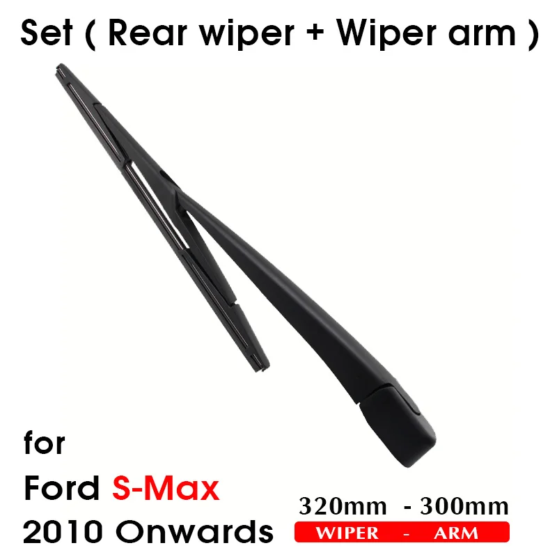 BEMOST Car Rear Windshield Wiper Arm Blades Brushes For Ford S-Max 2010 Onwards Hatchback Windscreen Auto Styling