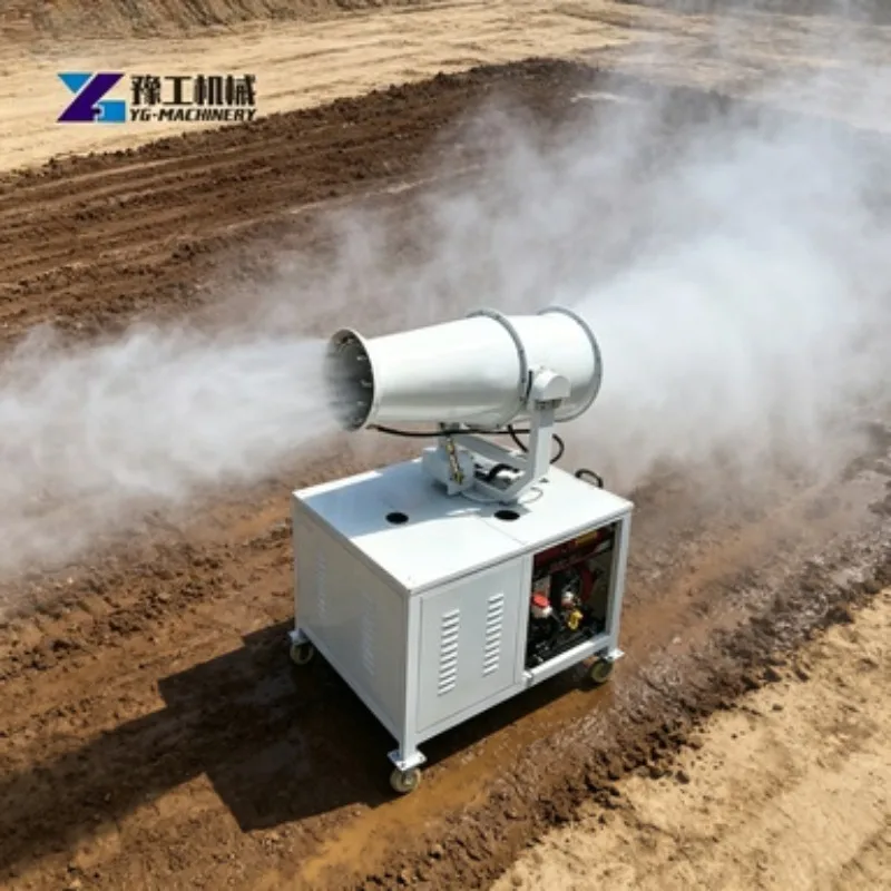 Remote Control Fog Cannon Water Sprayer Dust Suppression Machine Agricultural Fogger Cannon 50m for Farm Field Use