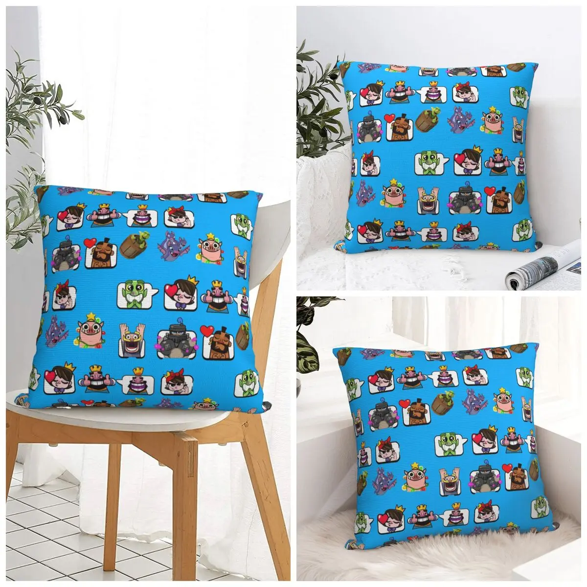 

Pillow Cover Clashes Royaleds Characters Design Cushion Cover Kawaii Pillow Case For Chair Sofa Home Decoration Pillowcases