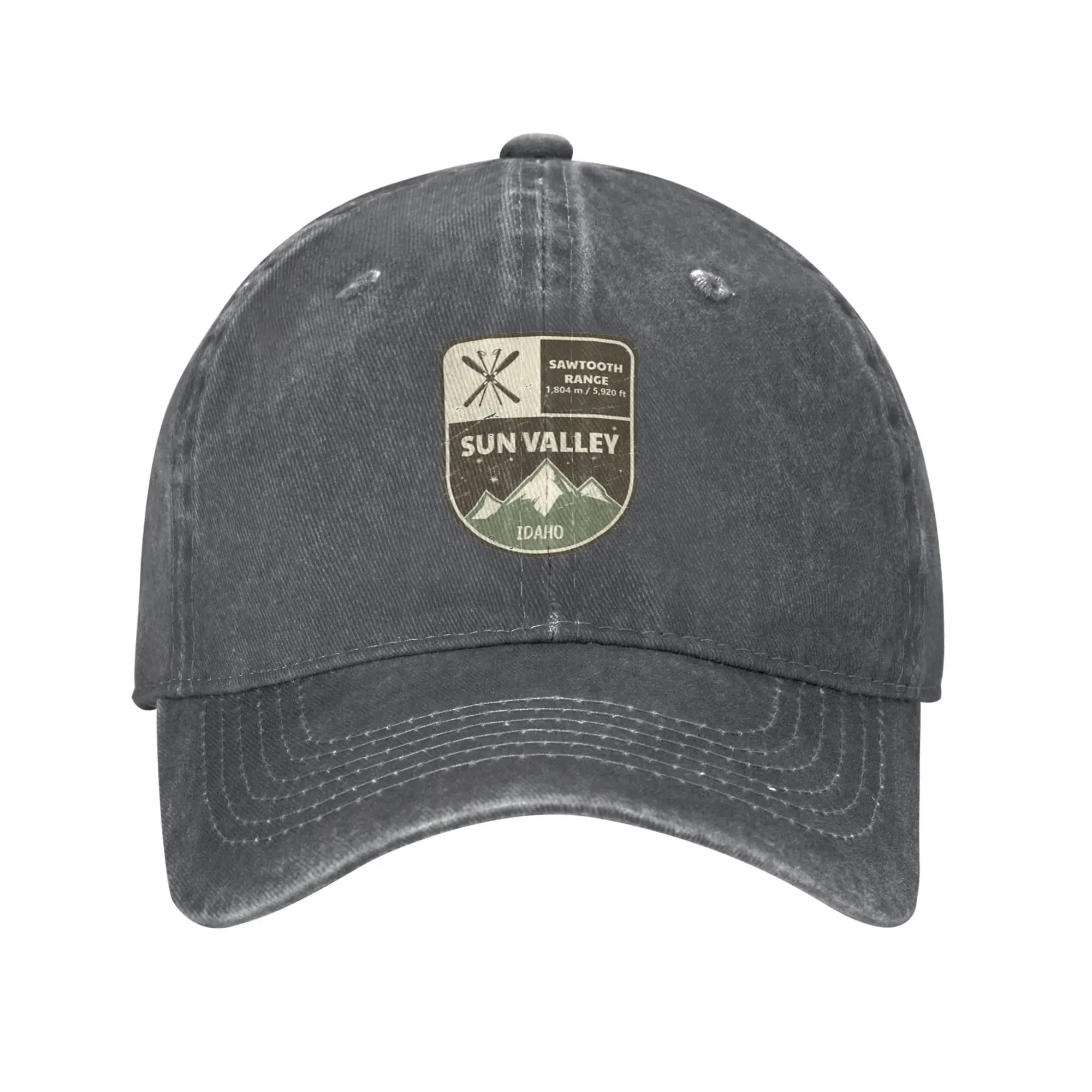 Fashion Sun Valley Sawtooth Range Idaho baseball cap  Running Sun Visor Ladies