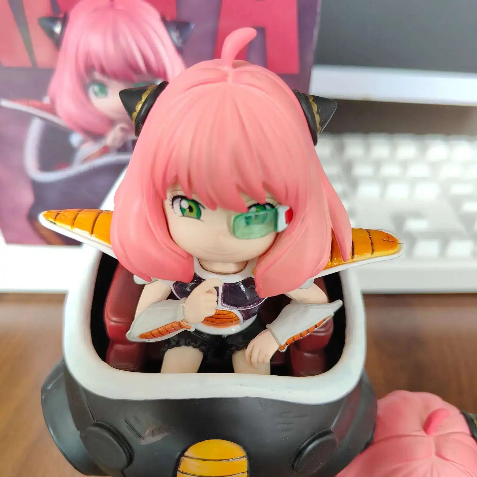 

В наличии 15 см Spy×Family Anya Cos Frieza Gk Модель Статуя Kawaii Модель персонажа Коллекция игрушек в подарок