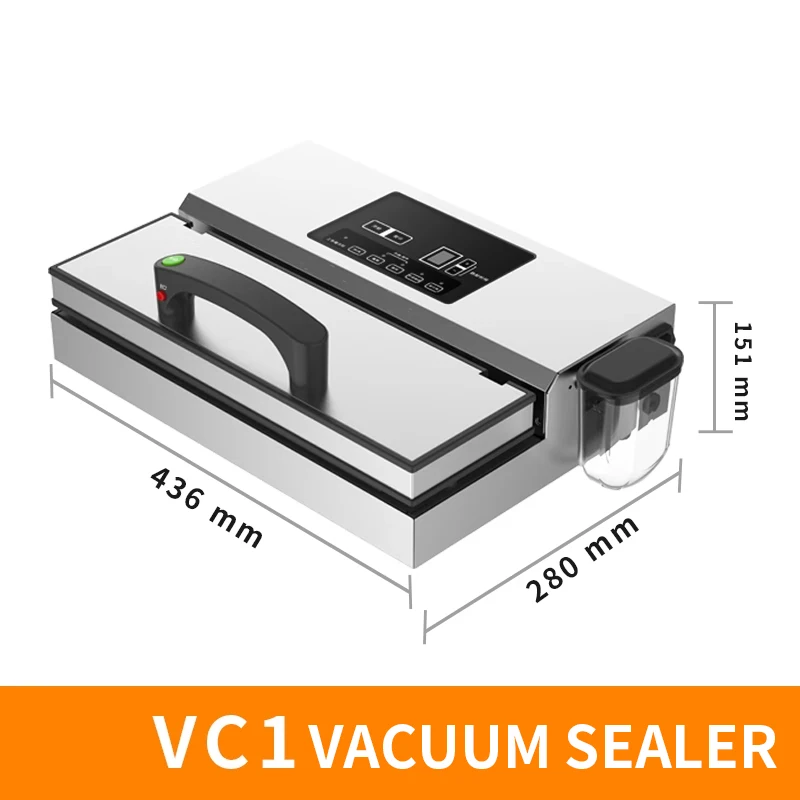 VC1/VC2 진공 실러 상업용 고전력 식품 포장 기계 식품 진공 씰링 기계 신선 유지 포장 기계