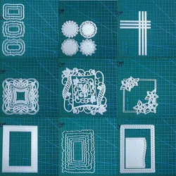 Frame background metal cutting dies mold Scrapbooking decoration paper craft knife mould blade punch template Embossing stencils