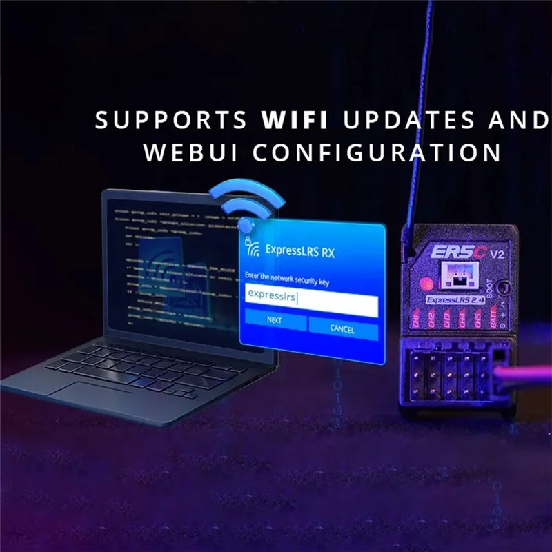 JABS-สำหรับ Radiomaster ER5C V2 RX 5CH ELRS 2.4 Ghz PWM สำหรับ RC FPV รถเรือรถบรรทุก