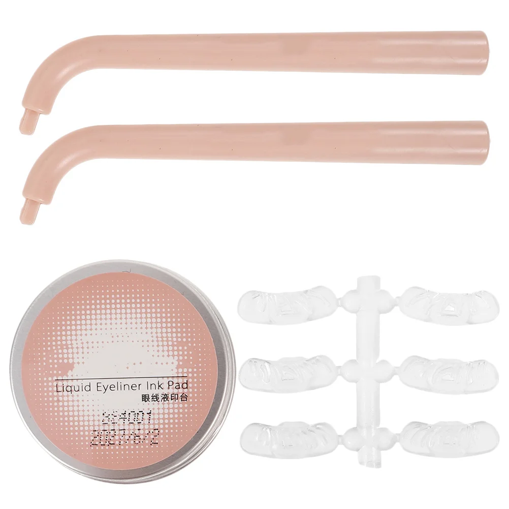 

1Set Eyelash Stamp Stencil Lower Lash Makeup Tool Reusable Silicone Eyelash Guide for Effortless Eye Makeup Lower Lashes Stamp