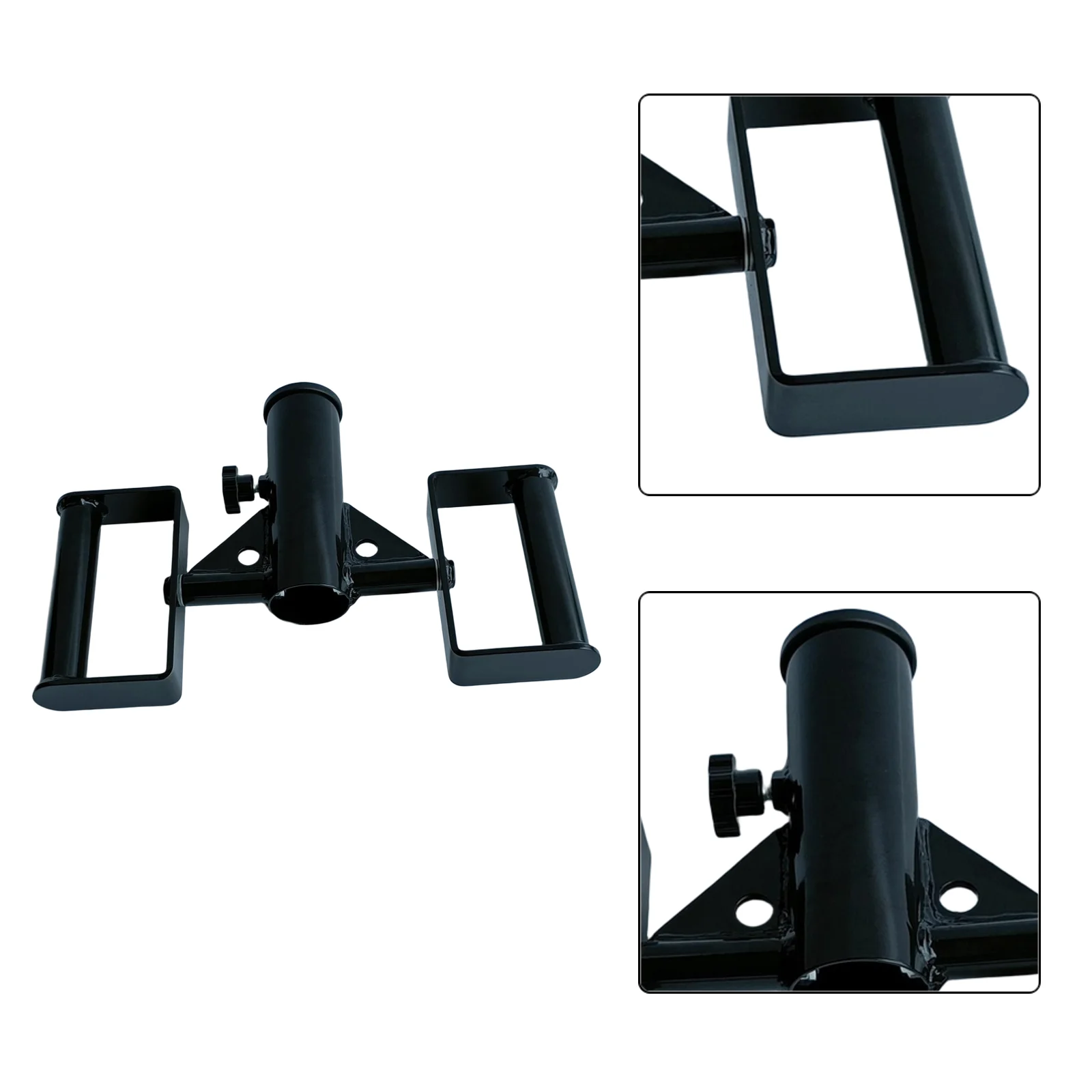 Barbell Rowing Handle with Steel Body and Rotating Joint for Consistent and Reduced Joint Stress in Row Work Barbell