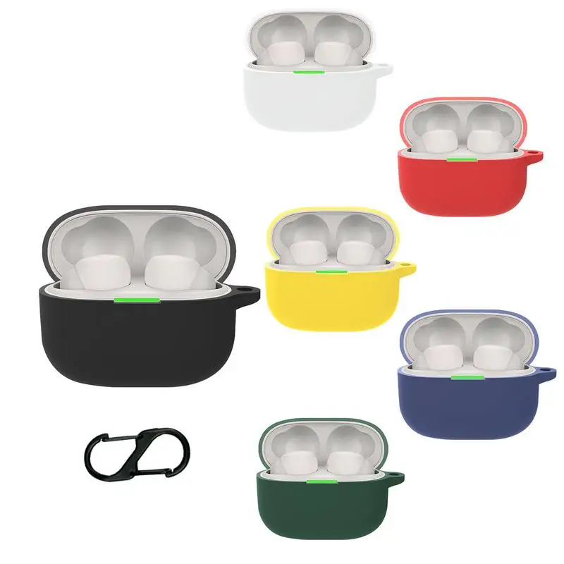 ปลอกซิลิโคนเคสสำหรับ Sony Link Buds S สติกเกอร์ผิว BT หูฟังสำหรับ Link Buds S Anti-Drop ป้องกันอุปกรณ์เสริม