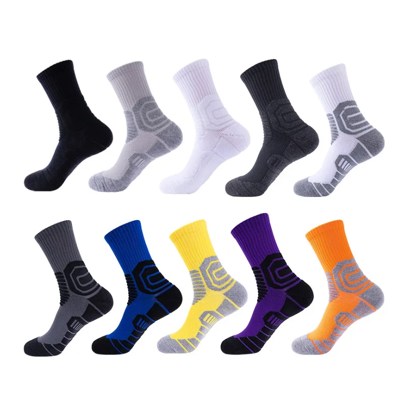 6Pairs Sport Professional Cycling Socks Basketball Football Soccer Running Trekking Socks Calcetines Ciclismo Hombre Men Women