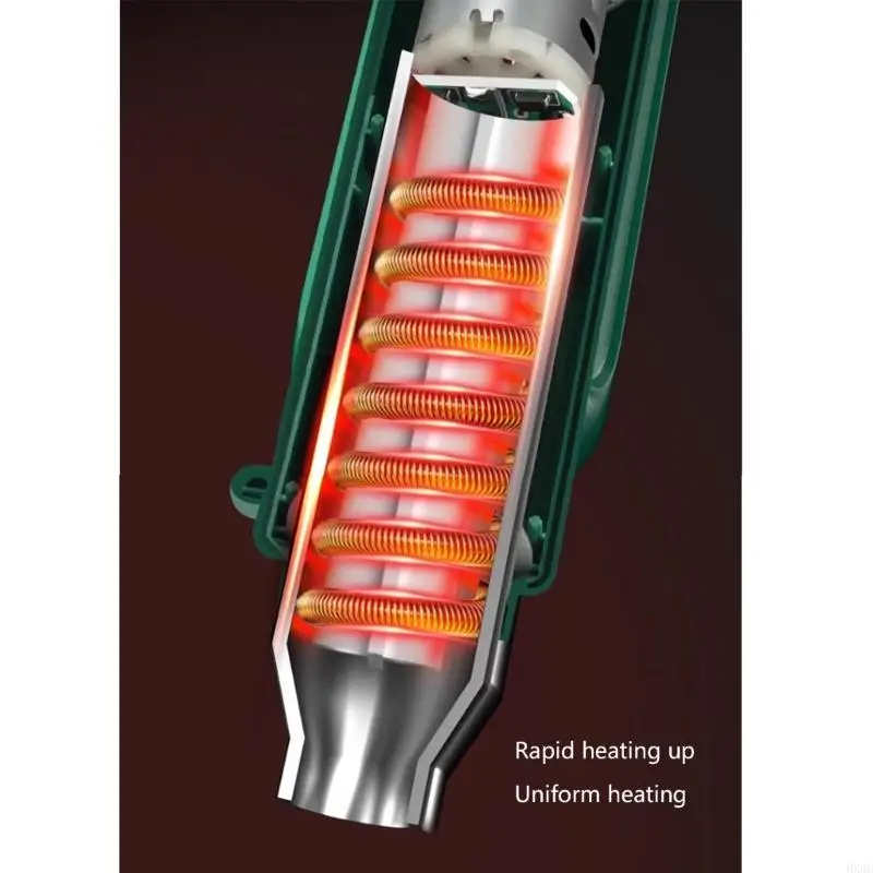 Pequeña herramienta calor HX6C, 500W, temperatura ajustable, miniherramienta calor multifunción para proyectos