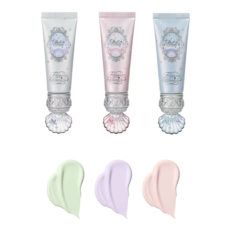 Flower Knows Shell's Jewel Collection Color Correcting Primer PROFESSIONAL MAKEUP Perfect Primer Vegan Face Primer - Green