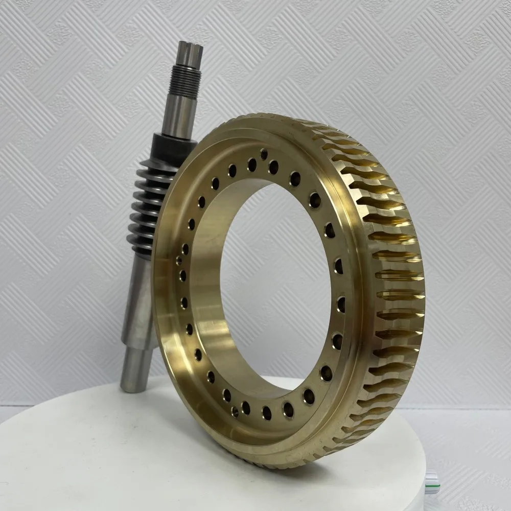 Precision Worm Gear Drive Accessories For Textile Machinery