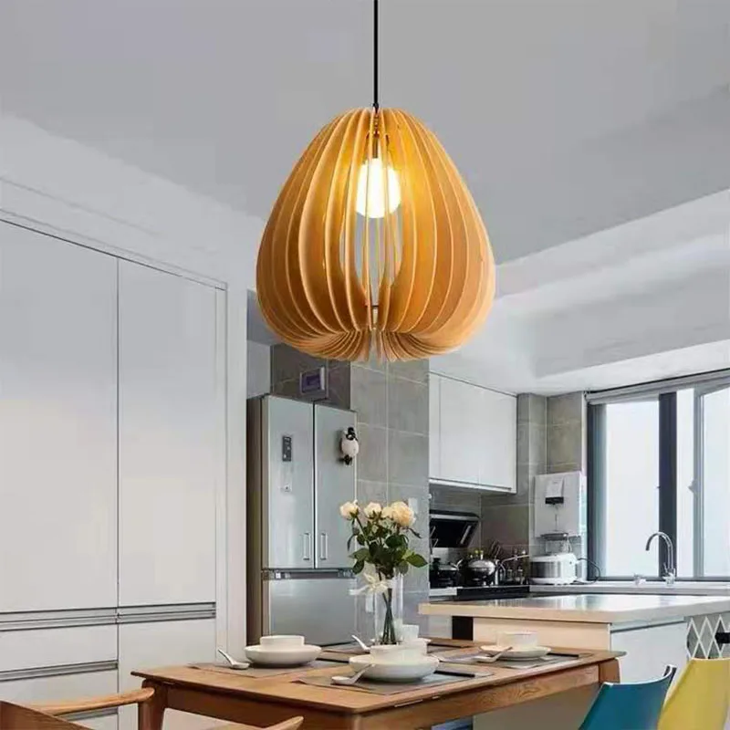 Newest Bamboo Pendant Lamp Ceiling Lights Rattan Wicker Lustre Hand Knit Braiding Suspended Home Dining Braided Indoor Decor Hot