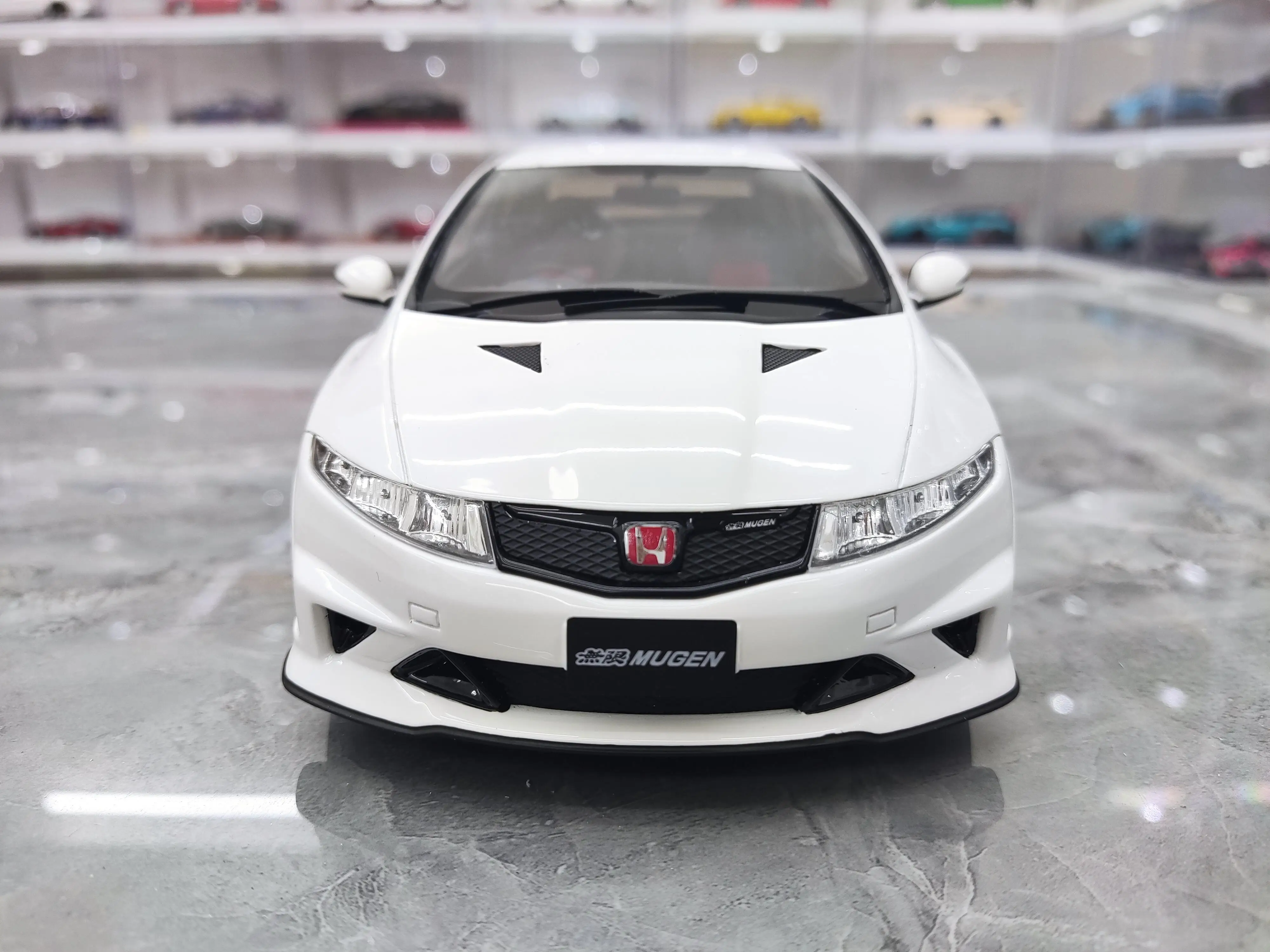 OTTO 1:18 For CIVIC FN2 TYPE R 2009 JDM Limited to 2000 Sets Simulation Resin Alloy Static Car Model Toy Gift