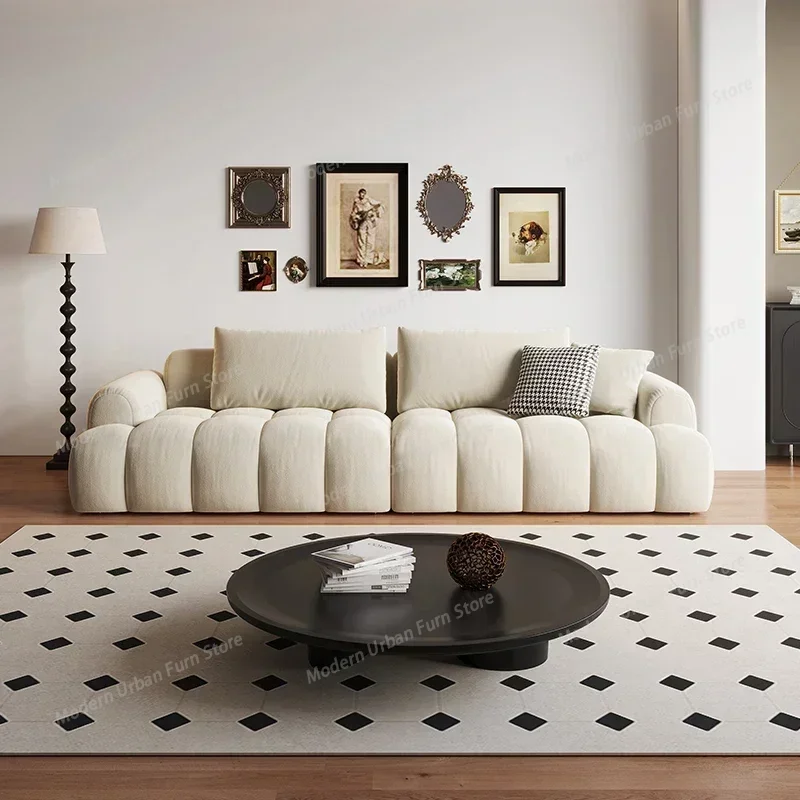 Relaxing  Living Room SofasLazy Comfortable Reclining Modern Luxury Nordic Sofa Soft Puff Woonkamer Banken Home Furniture