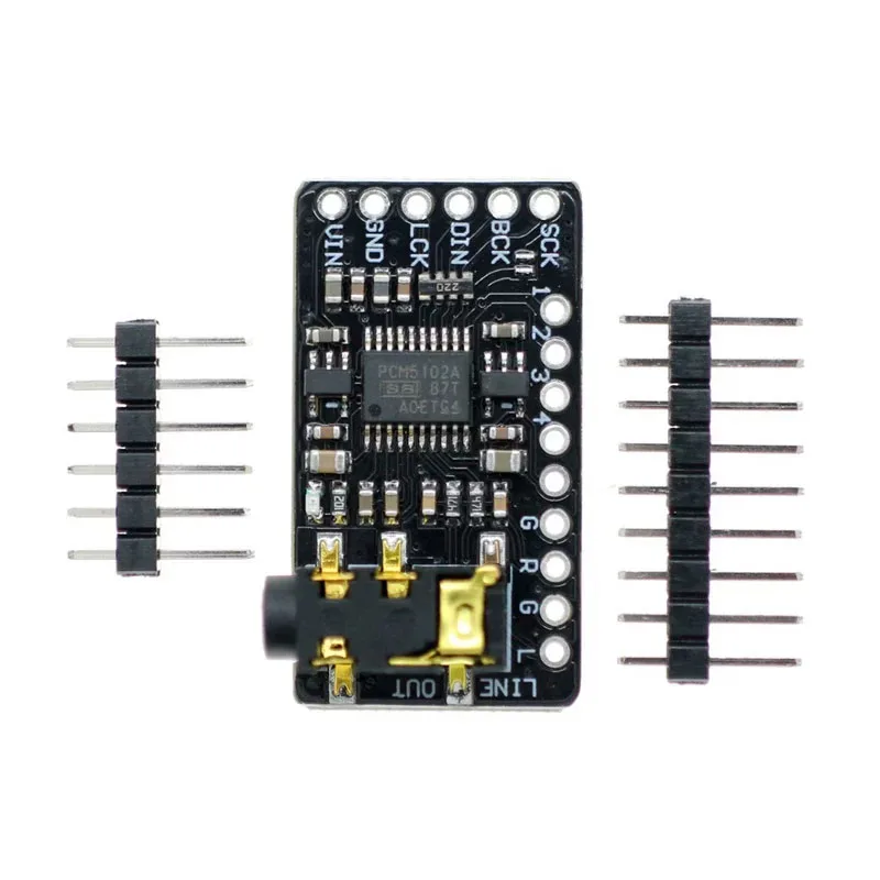 GY-PCM5102 I2S Audio DAC Decoder Board High-Quality Lossless Digital Audio for Raspberry Pi Compatible & Microcontrollers view 3